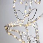  3D Illuminated LED Reindeer with Motor Christmas Lights - Warm White